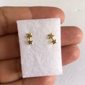 10 K Real Gold earrings Stars ⭐️